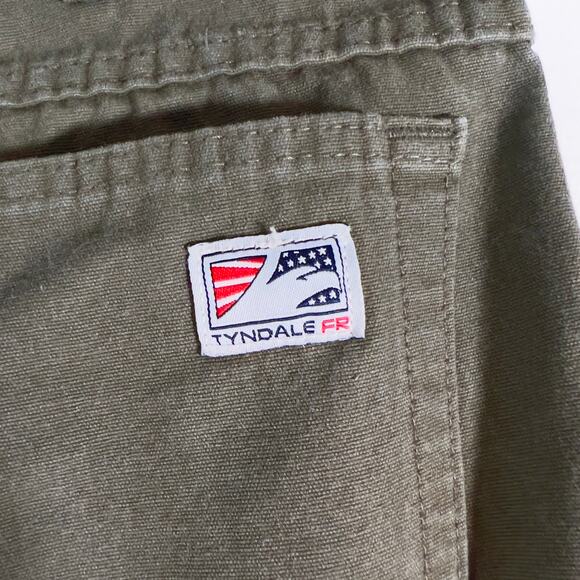 Tyndale FRMC Utility Pant Men 34W 31L Army Green Flame Resistant Electric Safety - Picture 14 of 16